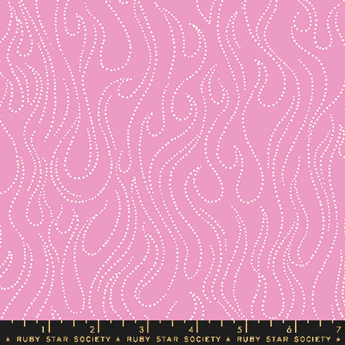 Teddy & The Bears Flames in Daisy - Ruby Star Society Sold by the Half Yard